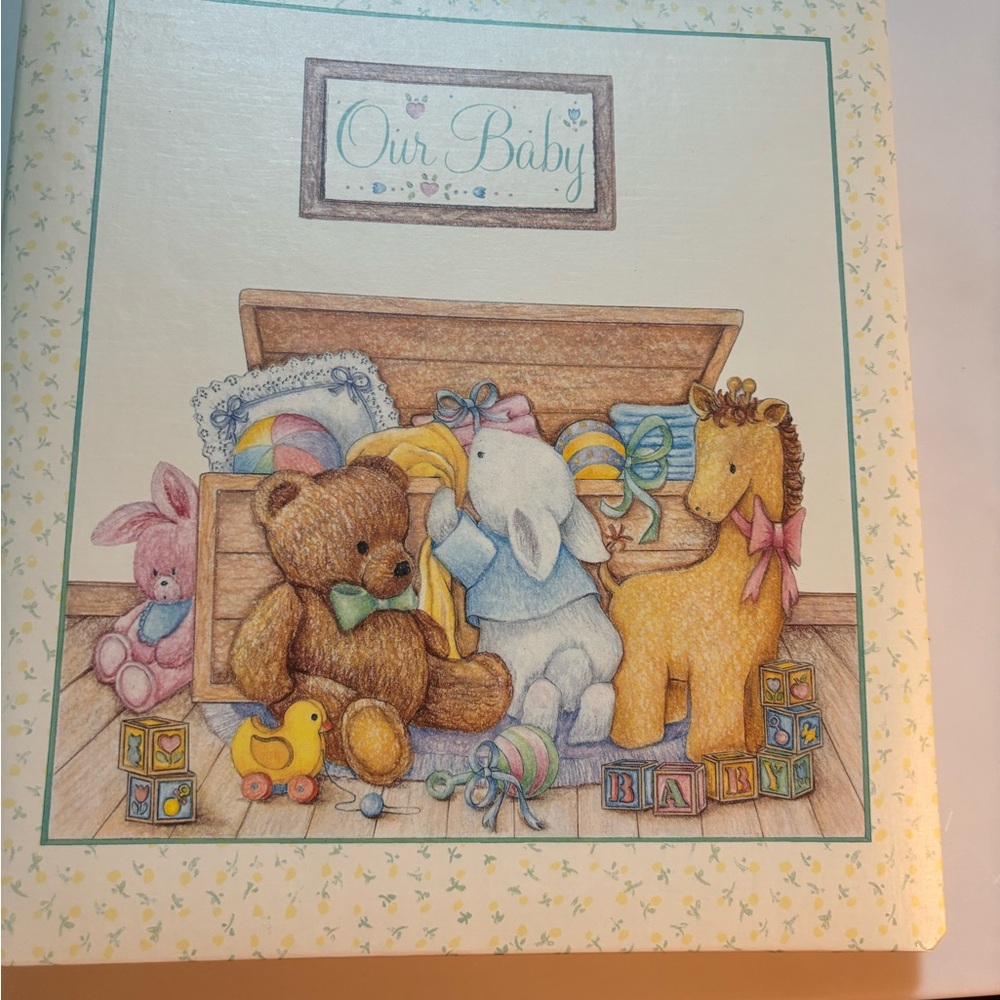 Vintage baby book